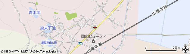 岡山県岡山市東区瀬戸町森末周辺の地図
