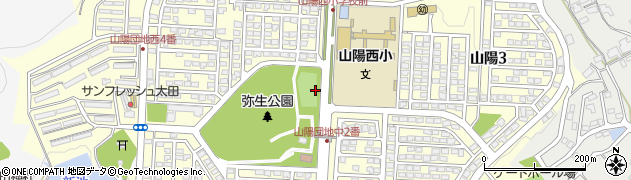 岡山県赤磐市山陽周辺の地図