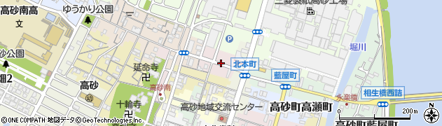 兵庫県高砂市高砂町東農人町周辺の地図