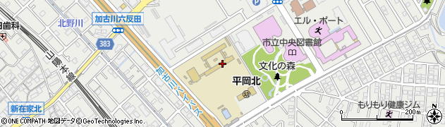 兵庫県加古川市平岡町新在家1327周辺の地図