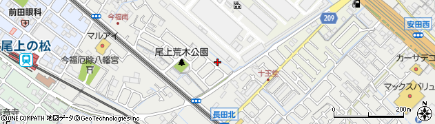 兵庫県加古川市尾上町長田280周辺の地図