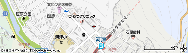 静岡県賀茂郡河津町笹原304周辺の地図