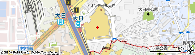 清修庵 イオンモール大日店周辺の地図