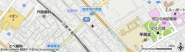 兵庫県加古川市平岡町新在家1371周辺の地図