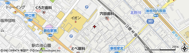 兵庫県加古川市平岡町新在家558周辺の地図
