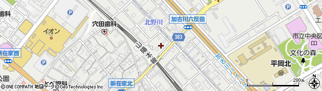 兵庫県加古川市平岡町新在家1103周辺の地図