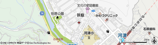 静岡県賀茂郡河津町笹原83周辺の地図