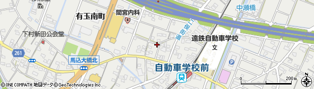 静岡県浜松市中央区有玉南町周辺の地図