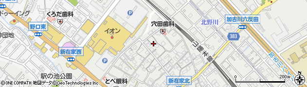 兵庫県加古川市平岡町新在家1008周辺の地図