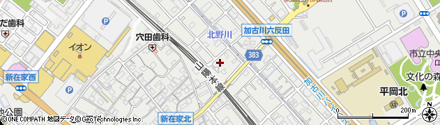 兵庫県加古川市平岡町新在家839周辺の地図