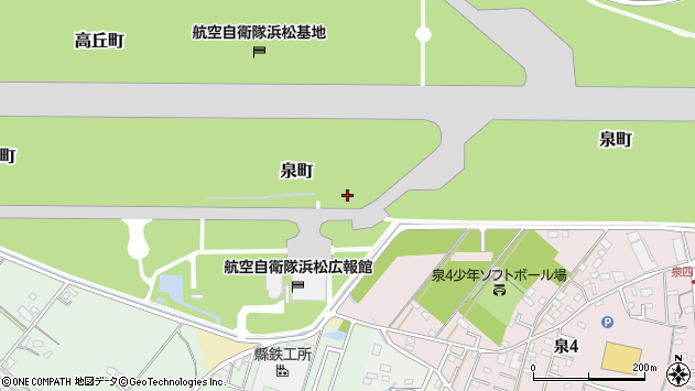 〒433-8126 静岡県浜松市中央区泉町の地図