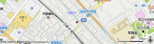 兵庫県加古川市平岡町新在家856周辺の地図