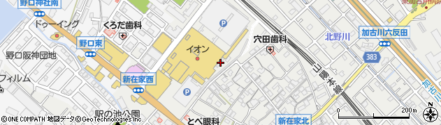 兵庫県加古川市平岡町新在家615周辺の地図