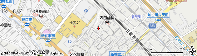 兵庫県加古川市平岡町新在家1003周辺の地図