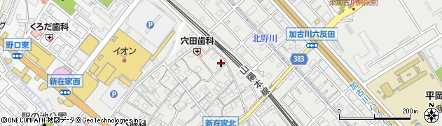 兵庫県加古川市平岡町新在家987周辺の地図