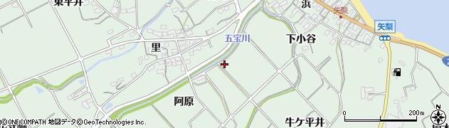 愛知県美浜町（知多郡）豊丘周辺の地図