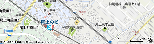 兵庫県加古川市尾上町今福221周辺の地図