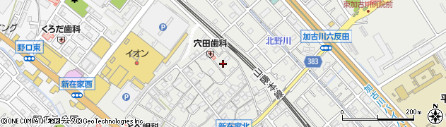 兵庫県加古川市平岡町新在家992周辺の地図