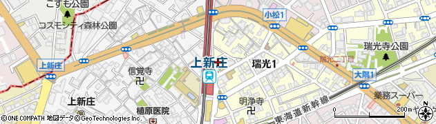 ビッグエコー BIG ECHO 上新庄駅前店周辺の地図