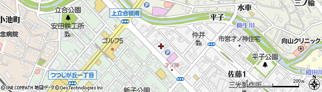 豊橋佐藤郵便局 ＡＴＭ周辺の地図