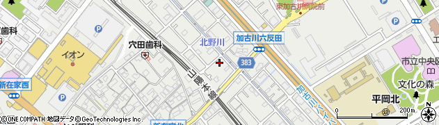 兵庫県加古川市平岡町新在家855周辺の地図