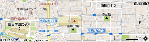 園田学園高等学校周辺の地図