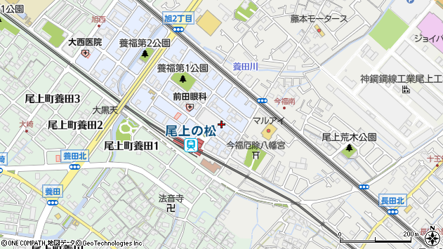 〒675-0026 兵庫県加古川市尾上町旭の地図