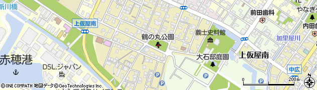 鶴の丸公園周辺の地図