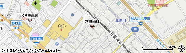 兵庫県加古川市平岡町新在家1000周辺の地図