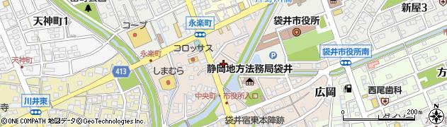静岡県袋井市永楽町263周辺の地図