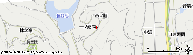 愛知県南知多町（知多郡）内海（西ノ脇）周辺の地図