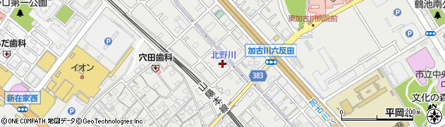 兵庫県加古川市平岡町新在家857周辺の地図