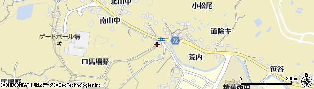 京都府精華町（相楽郡）東畑（口馬場野）周辺の地図