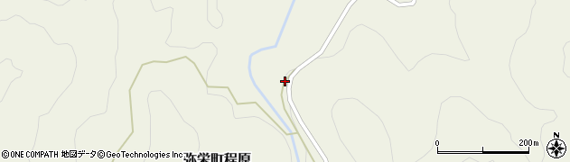 島根県浜田市弥栄町程原312周辺の地図