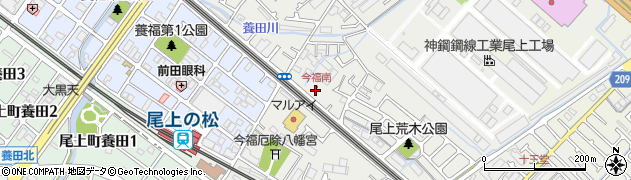 兵庫県加古川市尾上町今福226周辺の地図