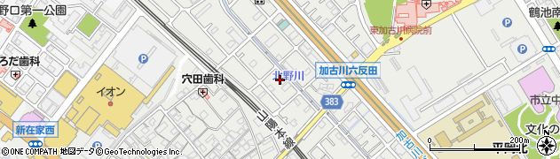 兵庫県加古川市平岡町新在家858周辺の地図