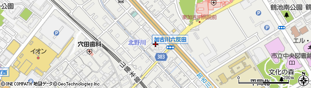 兵庫県加古川市平岡町新在家878周辺の地図