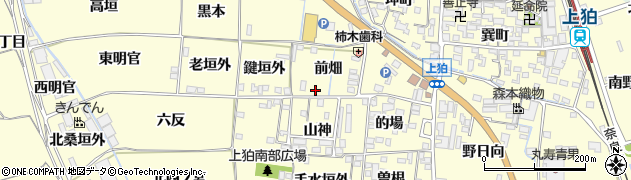 京都府木津川市山城町上狛前畑7周辺の地図