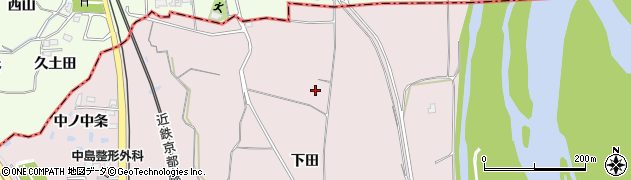 京都府木津川市吐師下田53周辺の地図