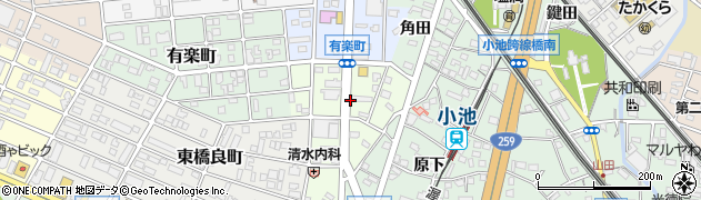 愛知県豊橋市鴨田町周辺の地図