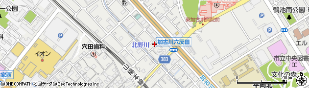 兵庫県加古川市平岡町新在家879周辺の地図