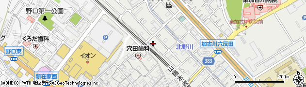 兵庫県加古川市平岡町新在家844周辺の地図