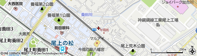 兵庫県加古川市尾上町今福246周辺の地図