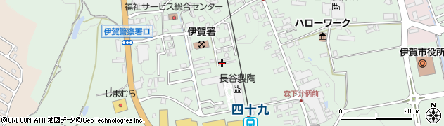 三交タクシー　上野営業所周辺の地図