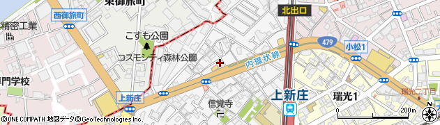 ムー 上新庄店(MUU)周辺の地図