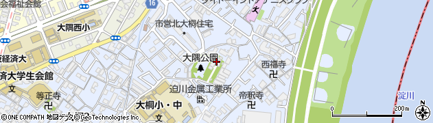 大隅神社周辺の地図