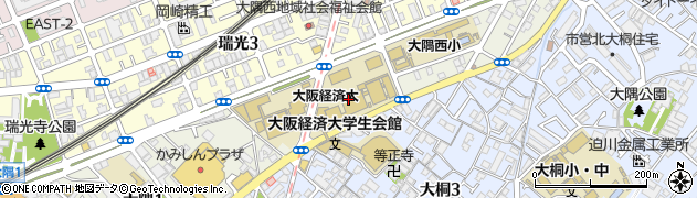 大阪経済大学周辺の地図