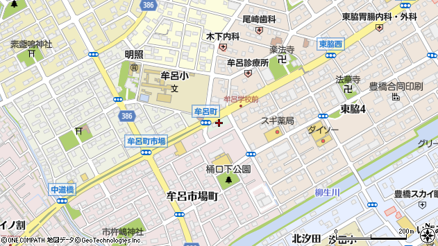 〒441-8084 愛知県豊橋市市場の地図