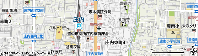 炭焼酒場 木亭屋庄内駅前店周辺の地図