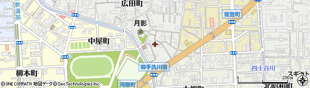ブランドミール広田周辺の地図